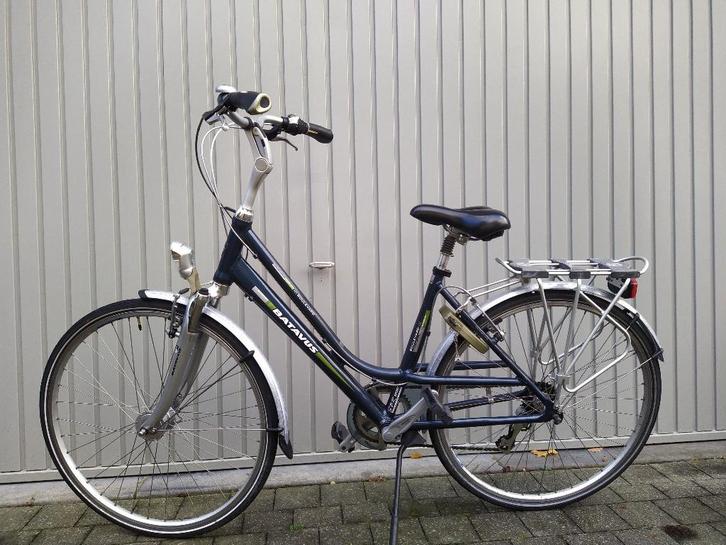 Batavus Damesfiets Maat 48, Fietsen en Brommers, Fietsen | Dames | Damesfietsen, Gebruikt, Batavus, Versnellingen, 47 tot 50 cm