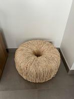 Pouf déco naturel tressé, Ophalen, Zo goed als nieuw