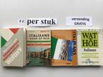 4 boekjes Italiaans, 1 boekje Portugees en 1 Spaans, Boeken, Woordenboeken, Ophalen of Verzenden, Zo goed als nieuw, Italiaans