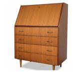 Bureau - teakhoutfineer, Huis en Inrichting, Bureaus, Ophalen, Gebruikt, Bureau
