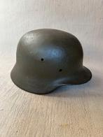 wo2 - Duitse helm M40 - maat 64, Verzamelen, Ophalen of Verzenden, Landmacht, Helm of Baret