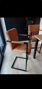 Stoere barkruk Lizzy – cognac, 65 cm zithoogte, topstaat, Ophalen, Zo goed als nieuw