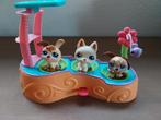 Little Petshop met 3 popjes, diertjes, Kinderen en Baby's, Gebruikt, Ophalen of Verzenden