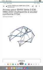 Arceau multipoints BMW E46  homologué FIA NEUF, Enlèvement ou Envoi, BMW