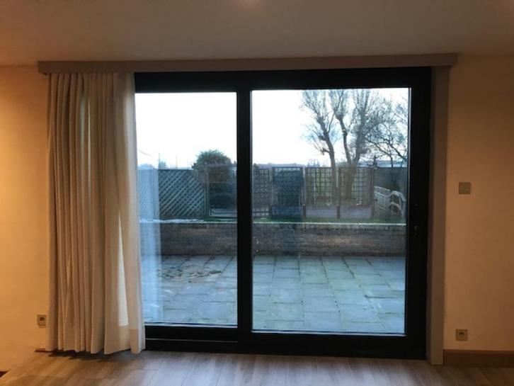 OVERGORDIJNEN CREMEKLEUR, Huis en Inrichting, Stoffering | Gordijnen en Lamellen, Crème, Ophalen of Verzenden