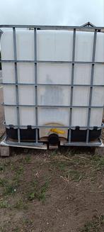Watervast/IBC 1000L, Ophalen, Kunststof, Gebruikt, Met kraantje