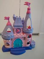 Château de princesse avec 2 figurines, Comme neuf, Maison de poupées, Enlèvement ou Envoi