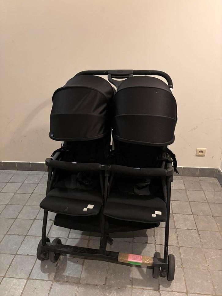 Chicco twin kinderwagen / duo buggy / duo kinderwagen, Enfants & Bébés, Jumeaux & Naissances multiples, Utilisé, Poussette ou Buggy