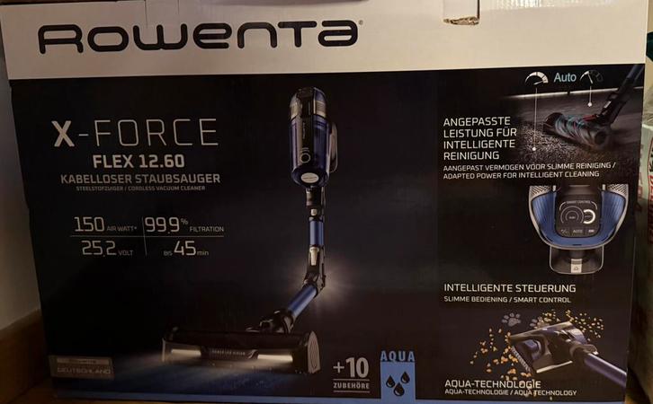 Rowenta X Force Flex 12.60 cordless stick vacuum, Elektronische apparatuur, Stofzuigers, Zo goed als nieuw, Stofzuiger, Minder dan 1200 watt