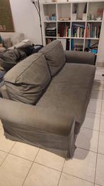 Donkergrijze tweepersoons slaapzetel IKEA 210(b)x88(h)x90(d), Ophalen, Tweepersoons