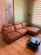Xooon Modena cognackleurige hoeklounge, Ophalen, Gebruikt, Hout