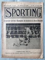 Sporting N 191, 5e Année, 18 Juillet 1914, Boeken, Tijdschriften en Kranten, Ophalen of Verzenden
