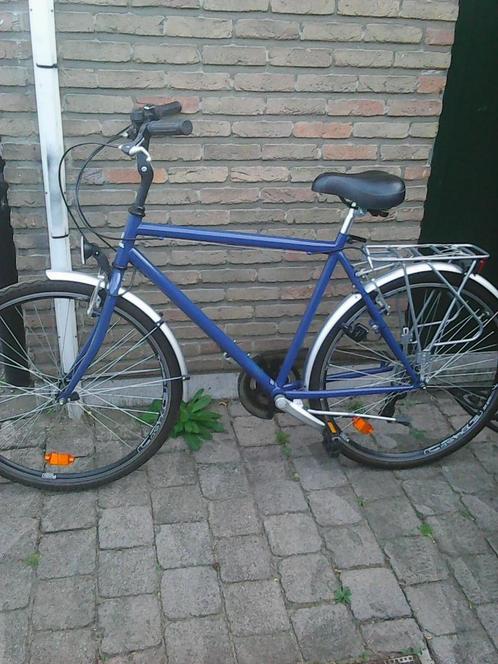 herenfiets 28 inch met versnellingen, Fietsen en Brommers, Fietsen | Heren | Herenfietsen, Zo goed als nieuw, 53 tot 57 cm, Versnellingen