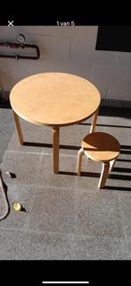 Kindertafel en stoel, Ophalen