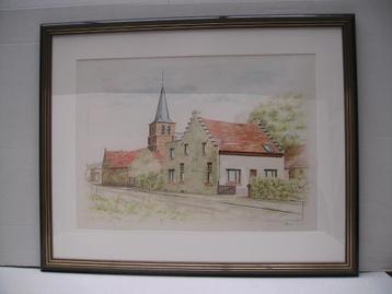 aquarellen Merelbeke beschikbaar voor biedingen