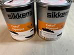 Sikkens cetol opaque lichtgrijze dekkende beits 1liter, Ophalen of Verzenden, Nieuw, Hout