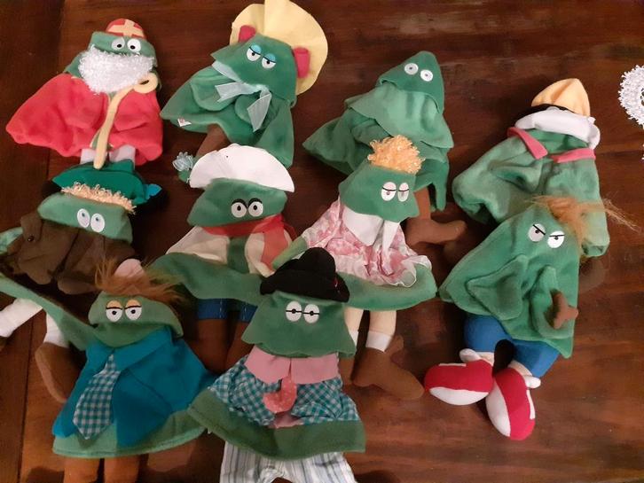 Zachte handpoppen poppenkastpoppen, Verzamelen, Poppen, Ophalen of Verzenden