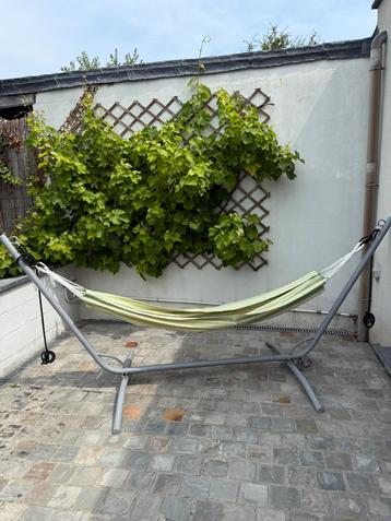 IKEA Support Gårö + hamac vert Solblekt en Excellent état !, Enlèvement, Comme neuf