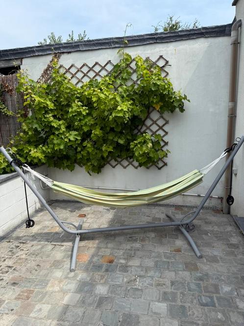 IKEA Gårö stand + Solblekt hangmat in uitstekende staat!, Tuin en Terras, Hangmatten, Zo goed als nieuw, Ophalen