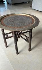 Opvouwbare woonkamertafel, Huis en Inrichting, Ophalen, Rond, 50 tot 100 cm, Zo goed als nieuw