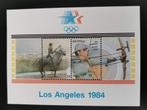 Belgie 1984 - sport - boogschieten, dressuur, paard - BLOK**, Ophalen of Verzenden, Postfris, Sport