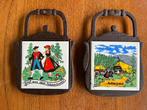 2 Vintage gietijzeren tegelonderzetters, Antiek en Kunst, Ophalen of Verzenden