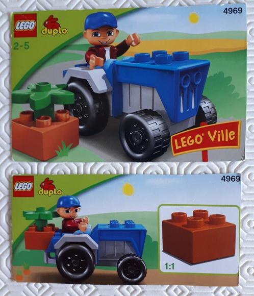 Duplo set 4969, traktor met boer, 2-5 jaar, compleet., Enfants & Bébés, Jouets | Duplo & Lego, Utilisé, Duplo, Ensemble complet