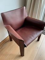 Fauteuil cognac cassina cab414, Huis en Inrichting, Ophalen, Zo goed als nieuw