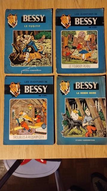 BD BESSY Originales par Wirel 4 pièces année 60 - vintage beschikbaar voor biedingen