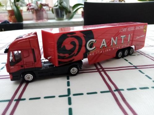 Ferrari, challenge Iveco schaalmodel HO vrachtwagen, Hobby en Vrije tijd, Modelauto's | 1:87, Nieuw, Bus of Vrachtwagen, Ophalen