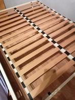 Bed met lattenbodem, 140 cm, Enlèvement, Utilisé, Blanc