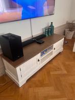 Landelijke tv meubel, salontafel en bijzettafel, Huis en Inrichting, Kasten |Televisiemeubels, Ophalen, Gebruikt, 100 tot 150 cm