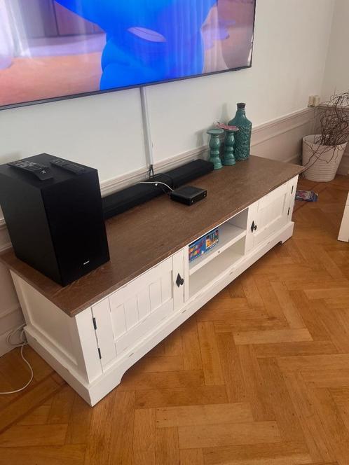 Landelijke tv meubel, salontafel en bijzettafel, Huis en Inrichting, Kasten |Televisiemeubels, Gebruikt, 100 tot 150 cm, 100 tot 150 cm