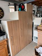 3 kleerkasten en 1 ladekast, Ophalen, Gebruikt, 100 tot 150 cm, 200 cm of meer