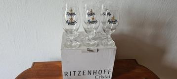 6 verres " La Ramée" Cristal Ritzenhoff