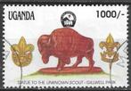 Uganda 1991 - Yvert 757 - Lord Robert Baden-Powell (ST), Timbres & Monnaies, Timbres | Afrique, Affranchi, Envoi, Autres pays