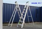 Industriele Trapladders 4-12 MetRevisie, Solide Petry Altrex, Doe-het-zelf en Bouw, Ladders en Trappen, Ophalen of Verzenden, Zo goed als nieuw