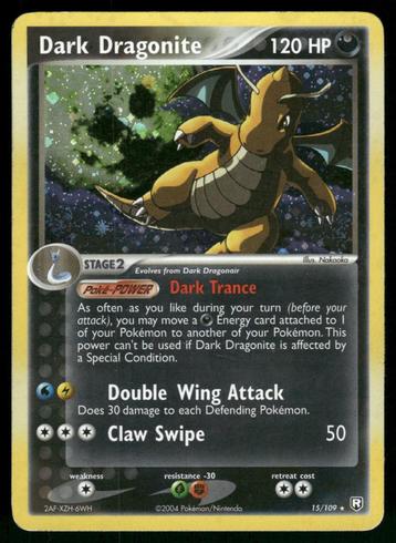 Dark Dragonite 15/109 - Team Rocket Returns, Envoi, Utilisé