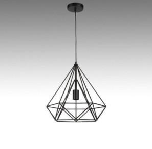 Zwarte hanglamp - industrieel/modern, Huis en Inrichting, Lampen | Hanglampen, Nieuw, Metaal, Ophalen of Verzenden