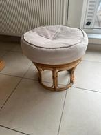 Poef rond riet, Huis en Inrichting, Ophalen, Zo goed als nieuw, Rond