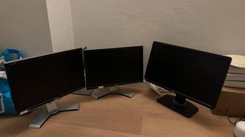 Dell monitoren schermen voor thuiswerken of dergelijke beschikbaar voor biedingen