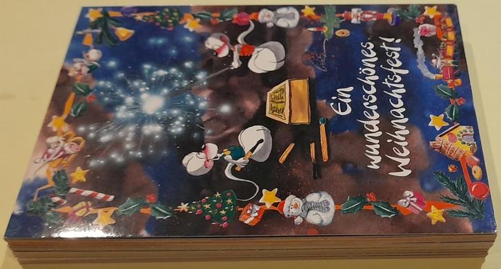 Diddl Duitse Kerstkaarten – C-reeks, Verzamelen, Diddl, Nieuw, Papier, Kaart of Schrift, Diddl, Ophalen of Verzenden