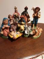 Kerststal beeldjes made Italy jaren  1982, Antiek en Kunst, Ophalen