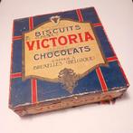 Boîte chocolat Victoria en métal, Collections, Marques & Objets publicitaires