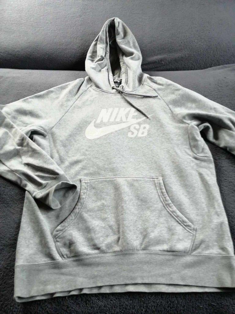 Trui met kap grijs merk nike sb – maat l – gebruikte staat, Nike SB, Gris, Enlèvement ou Envoi, Taille 52/54 (L)