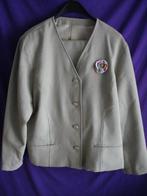 Uniek kostuum bestaande uit rok en geklede vest lange mouwen, Kostuum of Pak, Maat 42/44 (L), Ophalen of Verzenden, Grijs