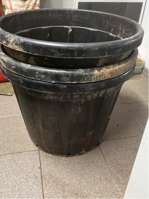 heel grote plantenkuip boomcontainer 58 x 46 cm, Tuin en Terras, Bloempotten, Zo goed als nieuw, Kunststof, Binnen, Balkon, Tuin