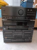 Stereotoren Kenwood met 2 boxen, zwart, Audio, Tv en Foto, Stereoketens, Ophalen, Gebruikt