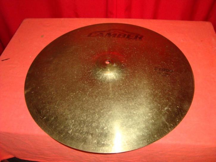 Gebruikt: VINTAGE Camber C6000 20 inch ride bekken., Muziek en Instrumenten, Instrumenten | Toebehoren, Gebruikt, Drums of Percussie