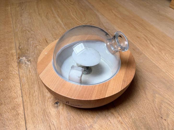 Puzhen Yun 5-Zintuigen Aroma Diffuser – Hout & Glas, Sport en Fitness, Gezondheidsproducten en Wellness, Zo goed als nieuw, Aroma